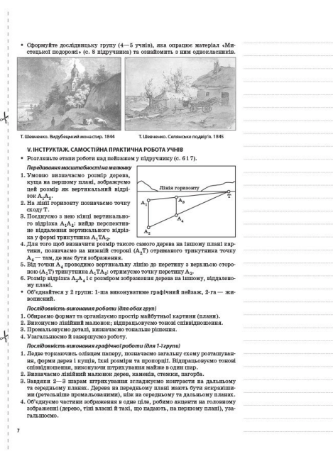 Мій конспект Образотворче мистецтво 7 клас Нова програма До підручника Папіш Л. Авт: Мироненко С. Вид-во: Основа - фото 4