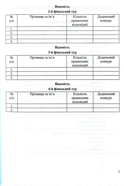 Кращий ерудит Українські інтелектуально-розвивальні ігри Інтелектуальна гра для учнів 7–11 клас Авт: 
Беднарчук С. Вид: Підручники і посібники - фото 7