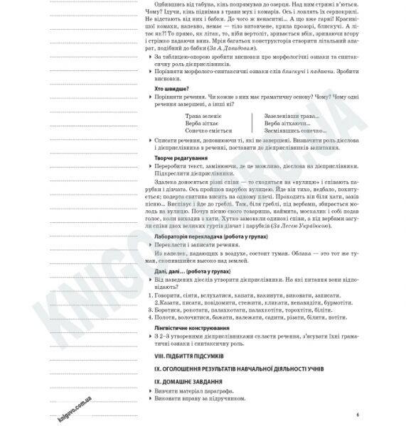Мій конспект Українська мова 7 клас ІІ семестр Українська мова навчання Нова програма Авт: Марецька Л. Вид-во: Основа - фото 3