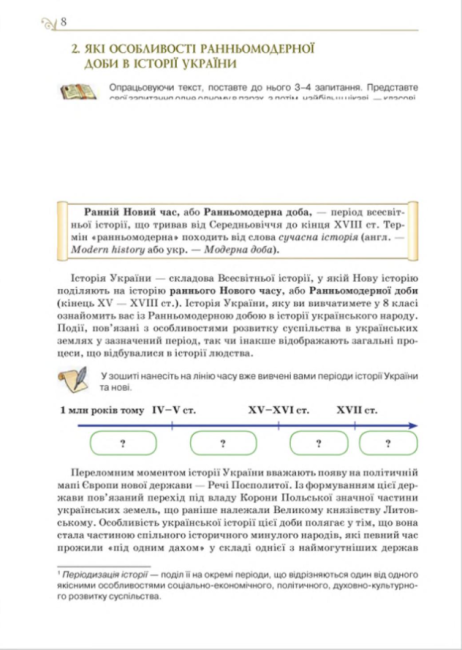 Підручник Історія України 8 клас Нова програма Авт: Гупан Н. Смагін І. Пометун О. Вид-во: Освіта - фото 8