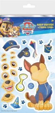 Набір наліпок Створи героя "Гончик" ТМ "PAW Patrol" Вид-во: Перо