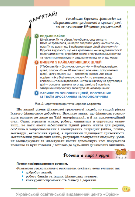 Підручник Підприємництво і фінансова грамотність 8 клас НУШ Авт: Кузнєцова А.Я. та ін. Вид-во: Оріон - фото 9