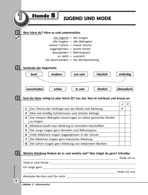 Робочий зошит Німецька мова Deutsch lernen ist super 8 клас Нова програма Авт: Сотникова С. Вид-во: Ранок - фото 9