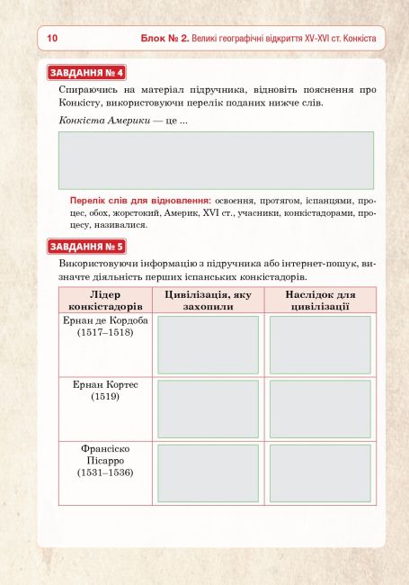 Універсальний робочий зошит Всесвітня історія 8 клас НУШ Авт: Р. Умєров Вид-во: Богдан - фото 10