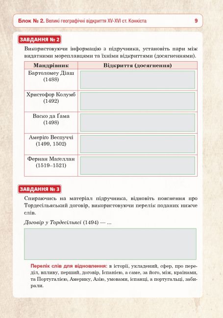 Універсальний робочий зошит Всесвітня історія 8 клас НУШ Авт: Р. Умєров Вид-во: Богдан - фото 9
