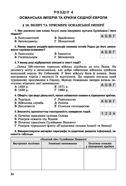 Робочий зошит Всесвітня історія 8 клас до підручника Подаляк Н. Нова програма Авт: Ладиченко Т. Вид-во: Генеза - фото 4